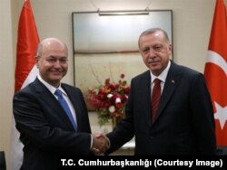 Cumhurbaşkanı Erdoğan ve Irak Cumhurbaşkanı Salih