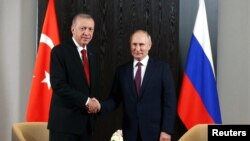 Cumhurbaşkanı Recep Tayyip Erdoğan ve Rusya Cumhurbaşkanı Vladimir Putin